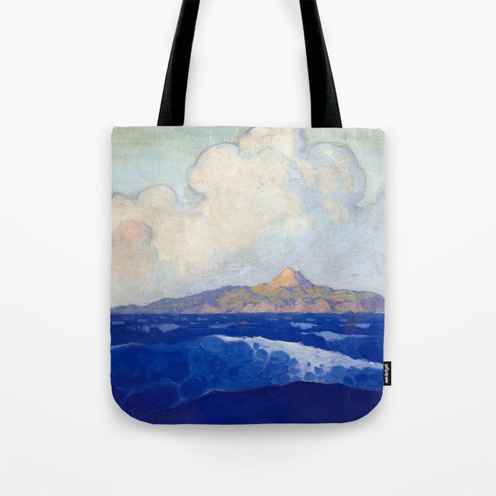 The Mysterious Island, 1918 by Newell Convers Wyeth Tote Bag