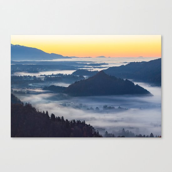 Sunset Valley #landscape #photography #society6 Canvas Print