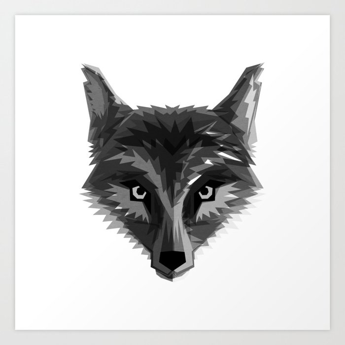 Discover the motif THE WOLF by Yetiland as a print at TOPPOSTER