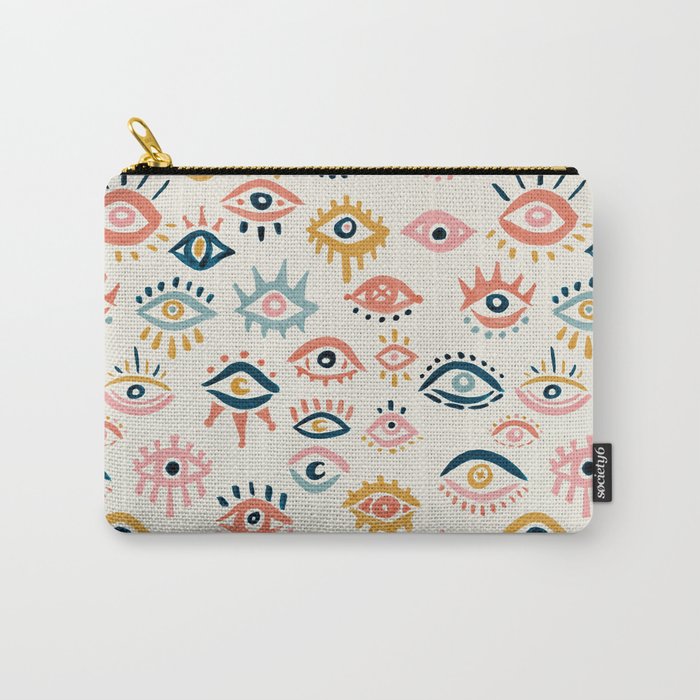 Mystic Eyes – Primary Palette Carry-All Pouch