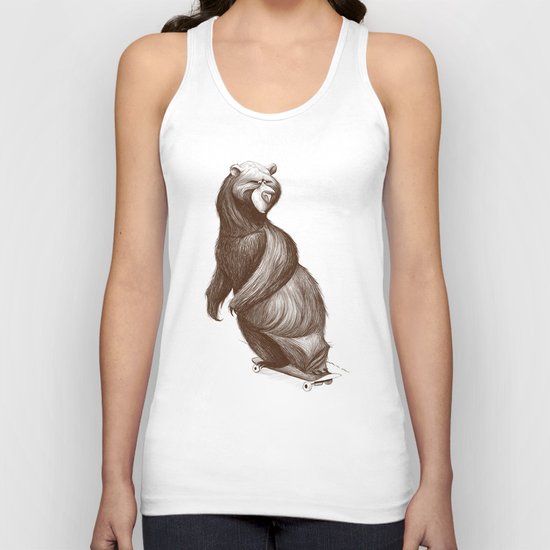 Skatepark Bear Unisex Tank Top