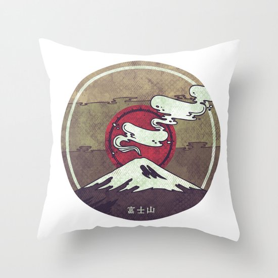 Fuji Throw Pillow