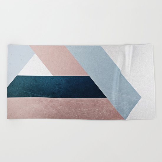 Complex Triangle Beach Towel
