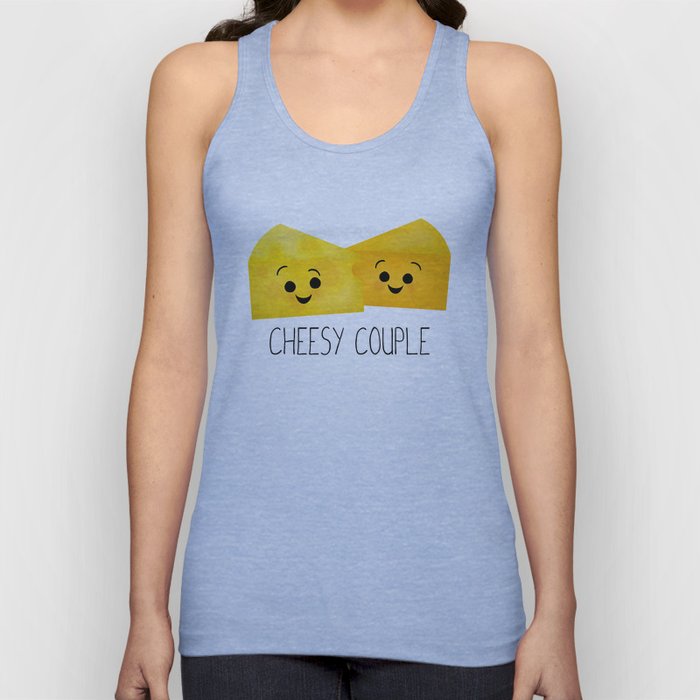 Cheesy Couple | Swiss & Cheddar Cheese Tank Top