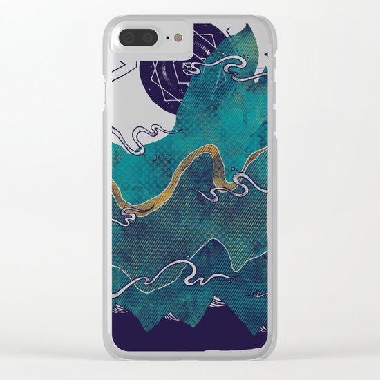 Northern Nightsky Clear iPhone Case