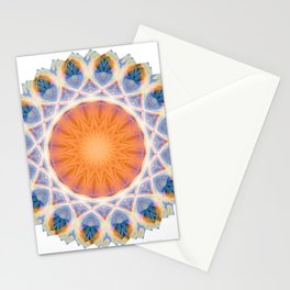 Sun Flair Mandala Art by Sharon Cummings Stationery Card