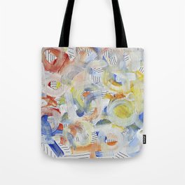 PaintInkCircleLines Tote Bag