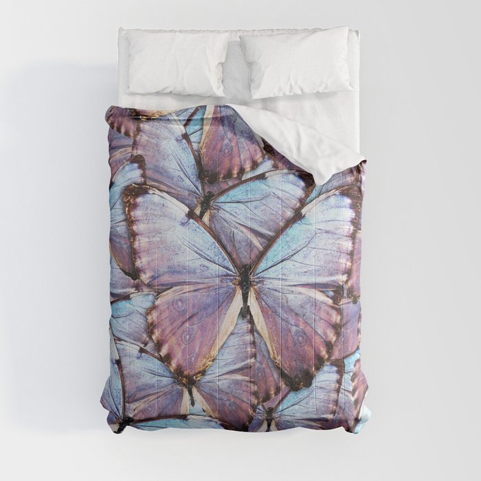 Iridescent Butterflies Comforter