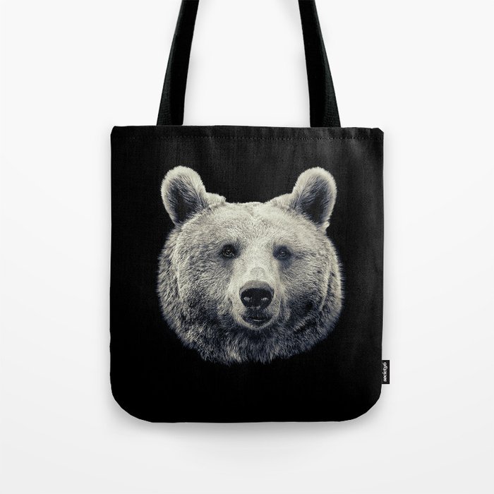 Bear Portrait Tote Bag