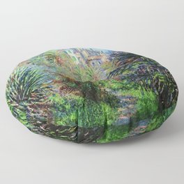 Claude Monet - Moreno Gardens  Floor Pillow