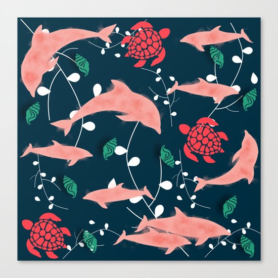 Dolphin Canvas Print