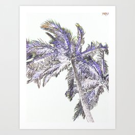 Palm abstract Art Print | Abstract, Photo, Digitalmanipulation, Color, Nature, Digital 