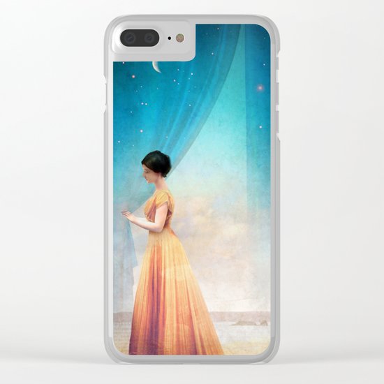 Night with a View Clear iPhone Case