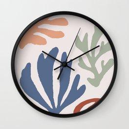 Henri Matisse - Abstract Color Leaf Poster Wall Clock | Typography, Tropical, Poster, Matisse, Artwork, Color, Collage, Abstract, Henrimatisse, Bohemie 