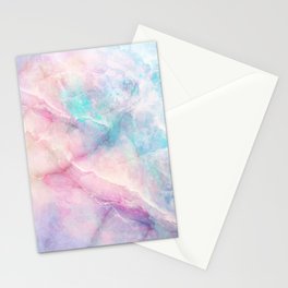 Iridescent marble Stationery Card