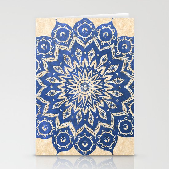 ókshirahm sky mandala Stationery Cards