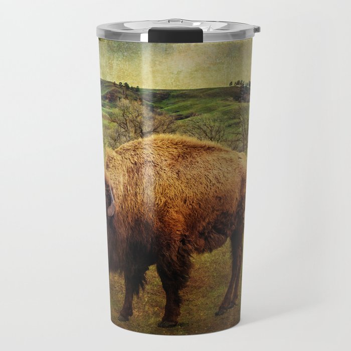 Bison and Calf Travel Mug