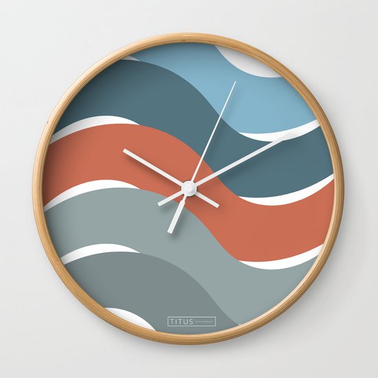 Wave Wall Clock