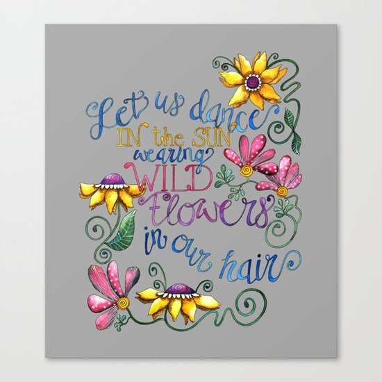 Let Us Dance Two Canvas Print
