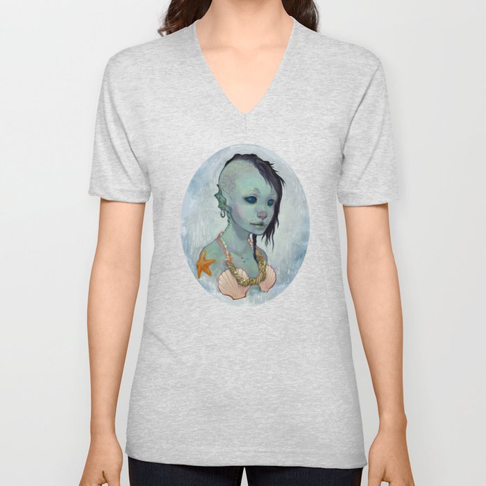 A Little Mermaid V Neck T Shirt