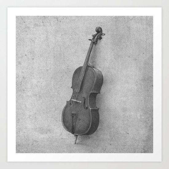 The Cello Art Print