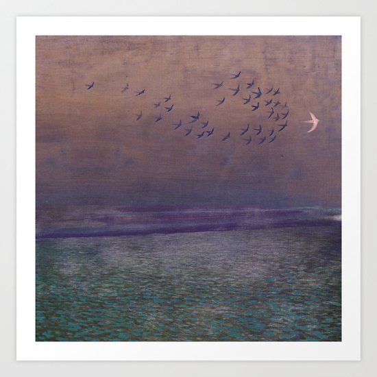 'under every deep a lower deep opens' Art Print