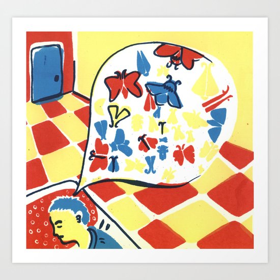 Mottephobia2 Art Print