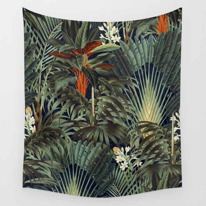 Midnight Forest  Wall Tapestry