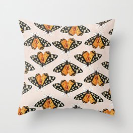 Just Butterflies in Orange Throw Pillow