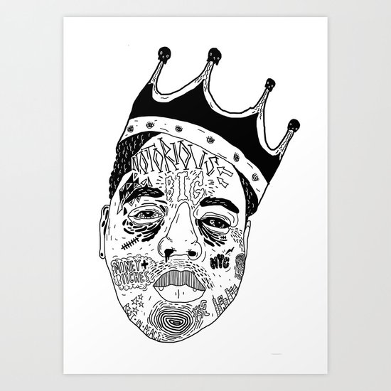 B.I.G Art Print