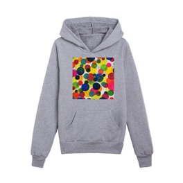 tons of dots Kids Pullover Hoodies