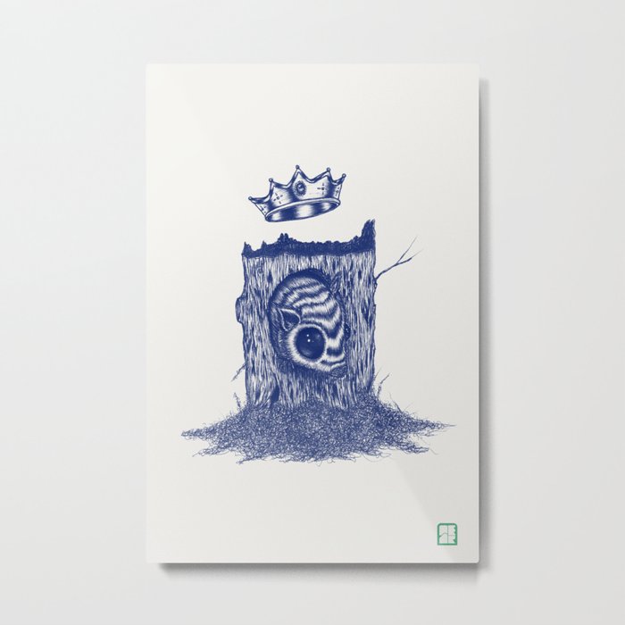 King of the Little Forrest Metal Print