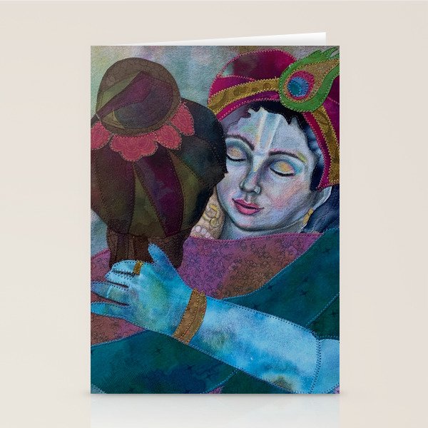 Krishna Devotee Stationery Cards by Karen Payton Art Society6
