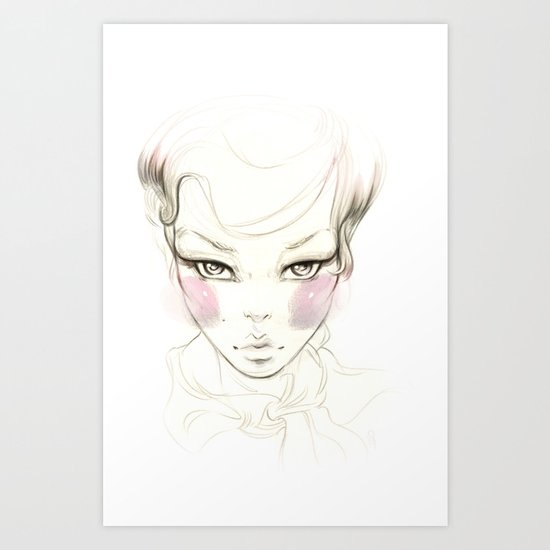 Cheeks! Art Print