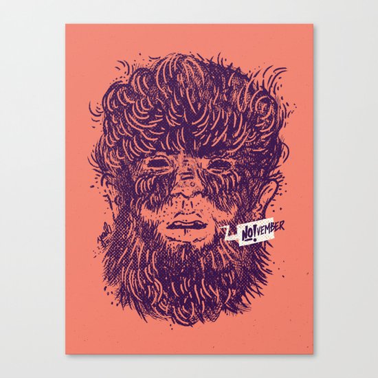 Movember Canvas Print