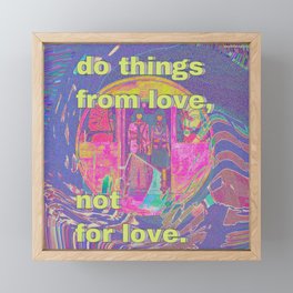 from love Framed Mini Art Print