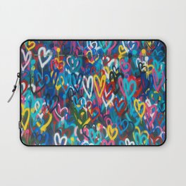 Graffiti Hearts Love (Color) Laptop Sleeve