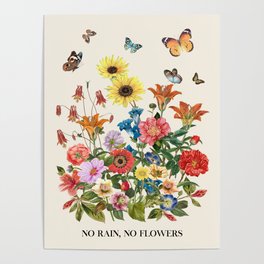 No Rain, No Flowers Poster