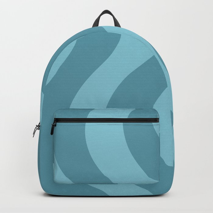 Bacon Waves - Medium blue Backpack