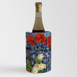 Vincent van Gogh - Vase with Cornflowers and Poppies Wine Chiller