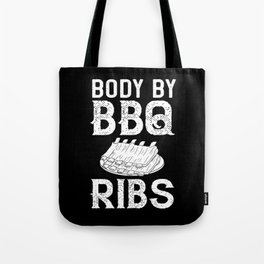 BBQ Ribs Beef Smoker Grilling Pork Dry Rub Tote Bag
