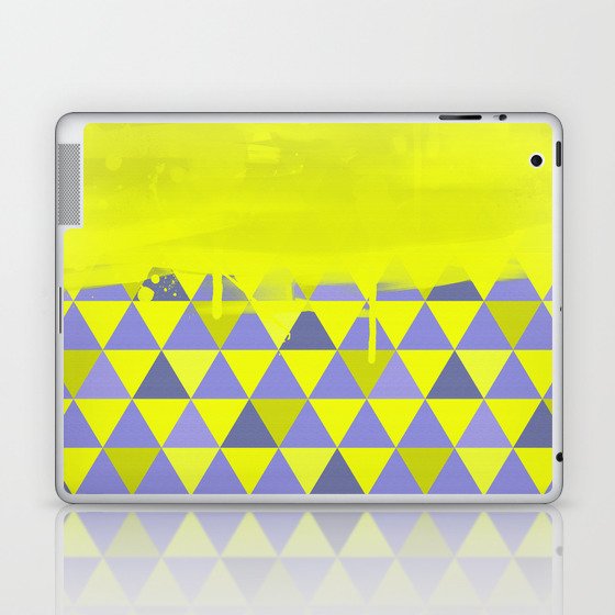 Triangle Dip Lime Laptop & iPad Skin