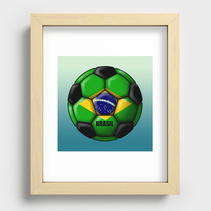 Brasil Ball Recessed Framed Print