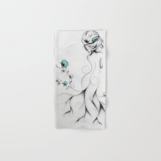 Poppy Poem Hand & Bath Towel