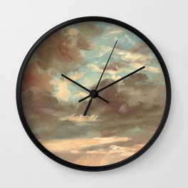 Cloud Study, Stormy Sunset, 1821-1822 by John Constable Wall Clock | Humanimagination, Constable, Cloudstudy, Clouds, Johnconstable, Landscapepaintings, Painting, Stormy, Hampstead, Sunset 