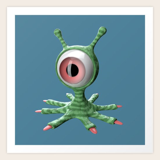 The Eye Art Print