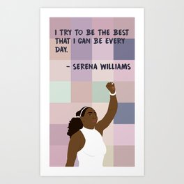 Serena Art Print