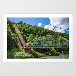 Johnstown, PA Inclined Plane Art Print