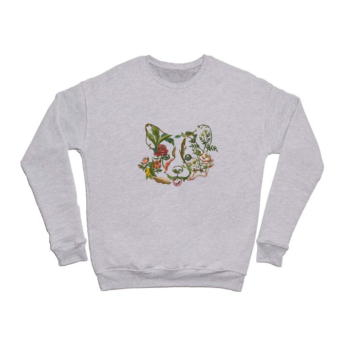  Botanical Corgi Crewneck Sweatshirt