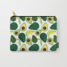 Avocados Carry-All Pouch | Kitchen, Fruit, Guac, Digital, Illustration, Nature, Food, Leannesimpson, Botanical, Avocado 